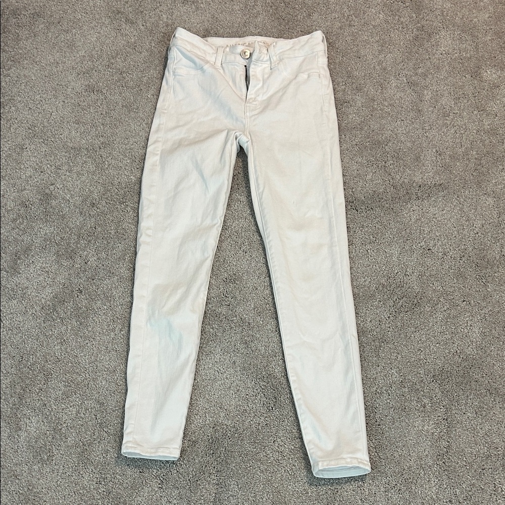 American Eagle Outfitters White Skinny Jeans